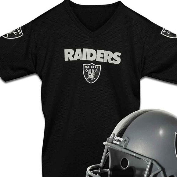 Franklin Oakland Las Vegas Raiders Jersey Youth Size BOYS Medium - Picture 2 of 6